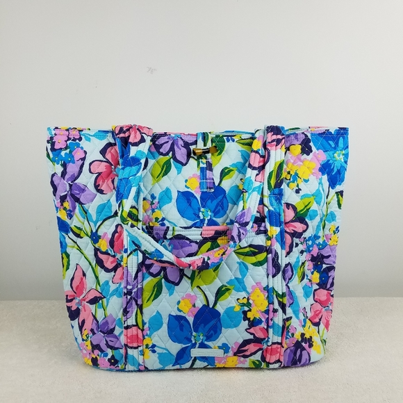 Large Iconic Retro Tote Bag Blue Tropical Fish Shoulder Bag UBU Republic